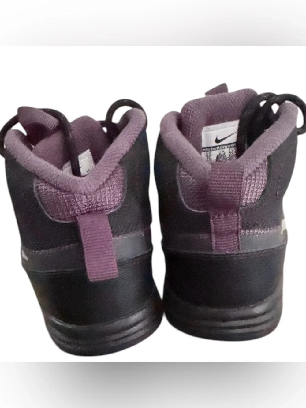 Nike Dual Fusion H2O Repel Toddler Sneakers Boots 7C baby toddler Black‎ Gray